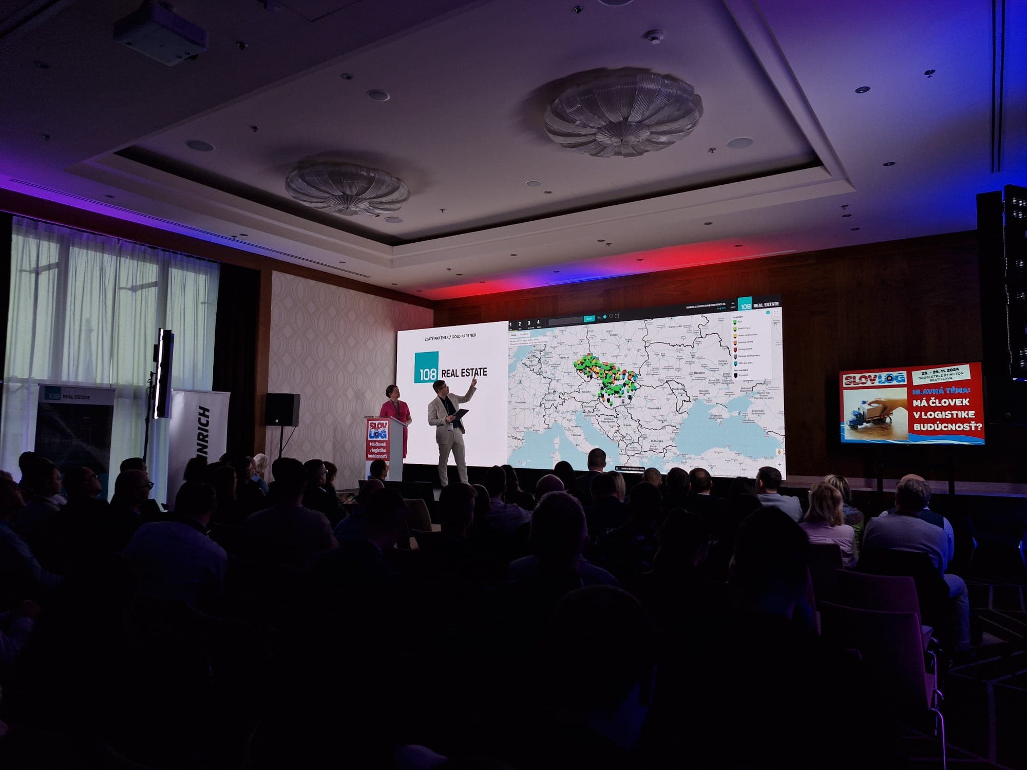 108 REAL ESTATE ako zlatý partner kongresu SLOVLOG predstavuje inovatívne riešenia
