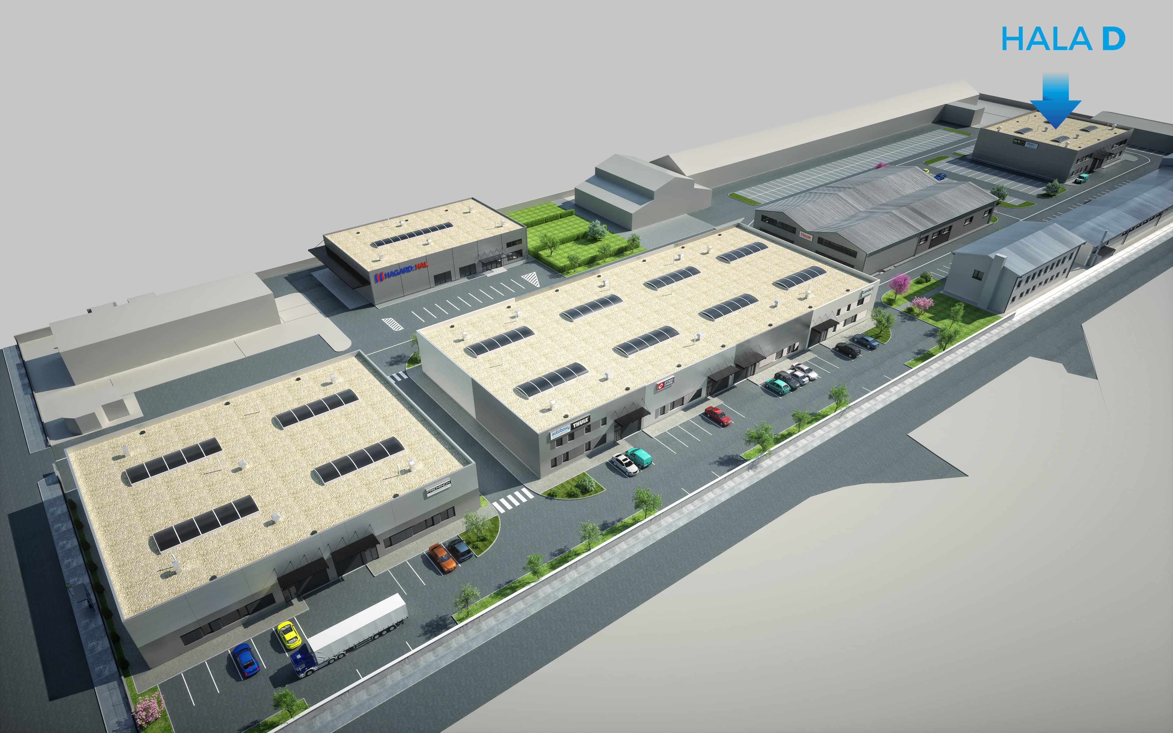 Ponúkame na prenájom moderný sklad 750 m2 -1500 m2 v Trenčíne