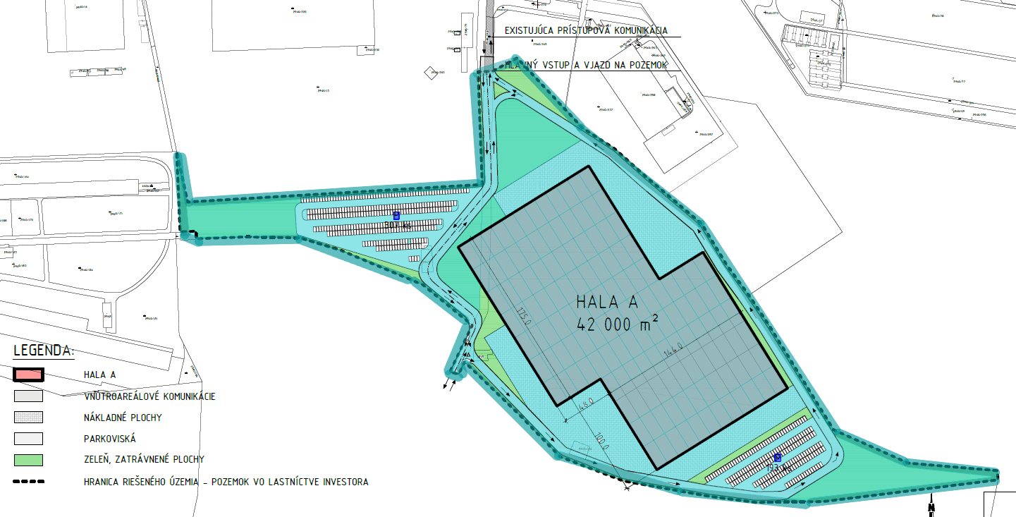 Moderný logistický a výrobný areál na predaj pri Martine